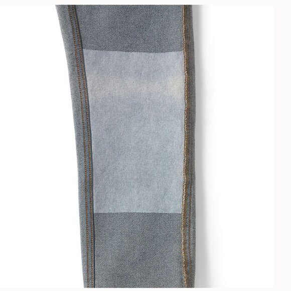 Boys Iron Knee Stretch Pull On Denim Jeans Classic Wash Size XL(14-16) - Picture 4 of 5